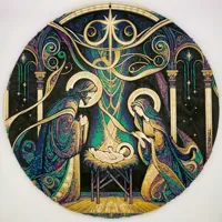 Chromaphane crèche de Noël Art Nouveau — photo 1