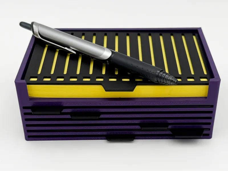 3x5 Post It holder with templates