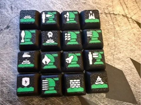 Helldivers 2 Defensive Strategem Keycaps