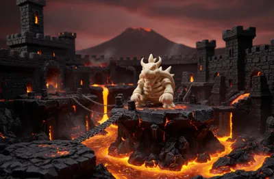 Dry Bowser / Skeleton Bowser (from Super Mario) - Free 3D Print Model ...