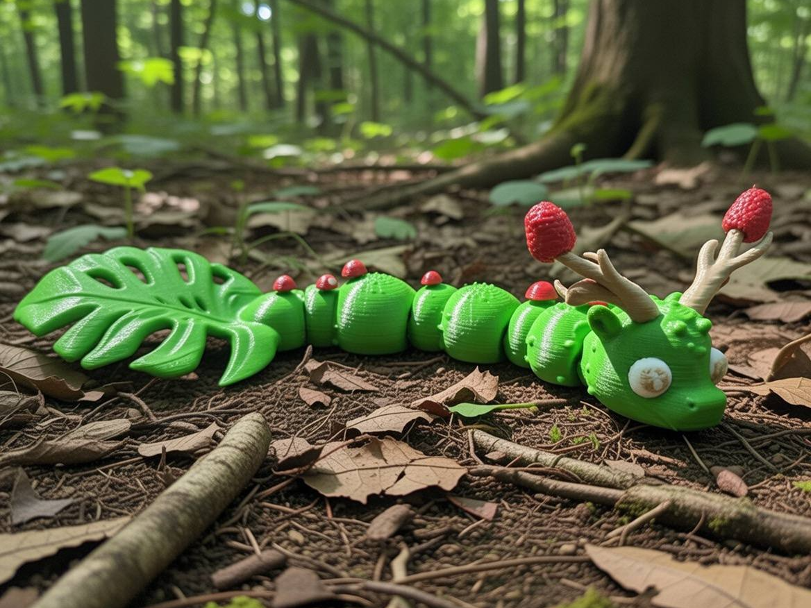 Articulated Flexi Forest Dragon