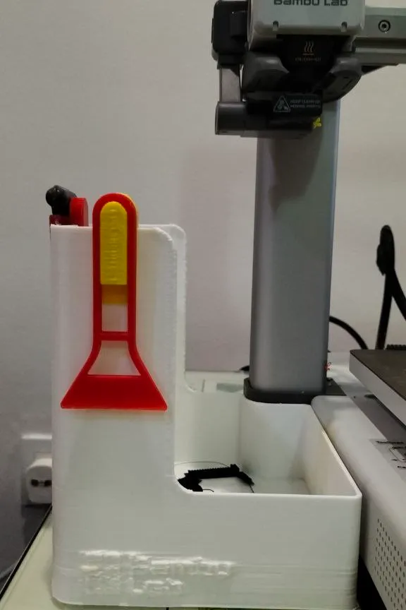 clip holder for bambu lab bed scraper
