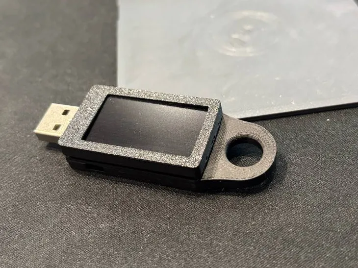 Case for Waveshare ESP32-S3 1.47inch with keyring