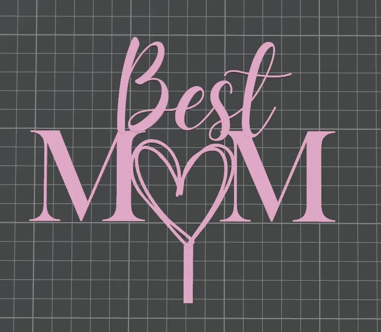 Best Mom topper - Free 3D Print Model - MakerWorld