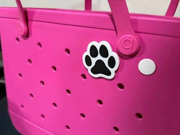 Paw Print Bogg bag Charm