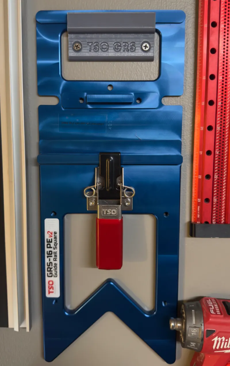 TSO guide rail square wall mount
