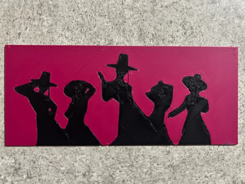 Saja Boys Demon Silhouette Bookmark