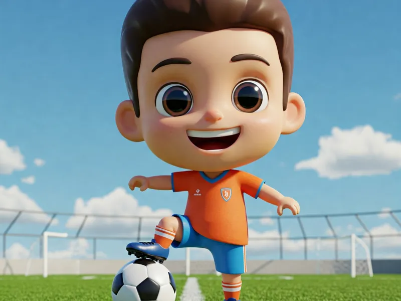 Personagem para impressão 3D: Jogador de Futebol