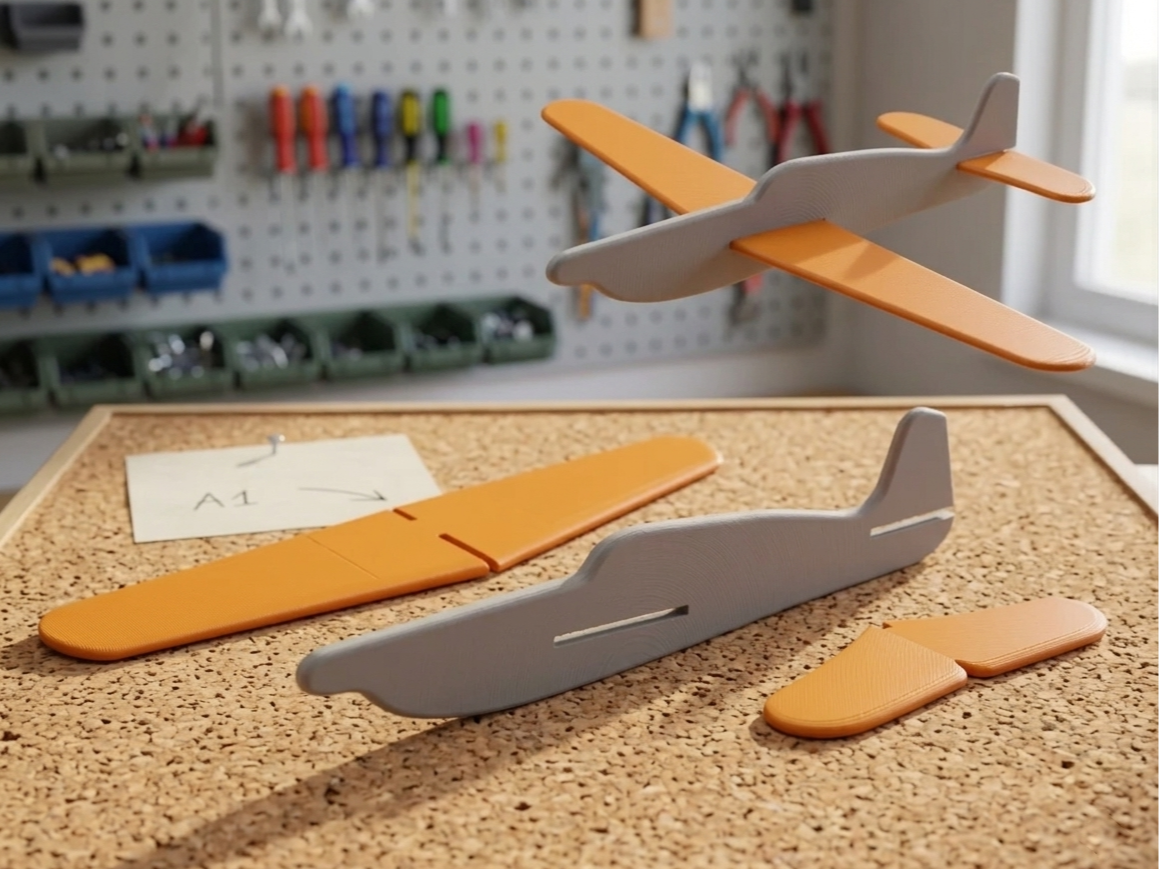 Aereo Kit-Card Easy-Glide - Aliante a Incastro