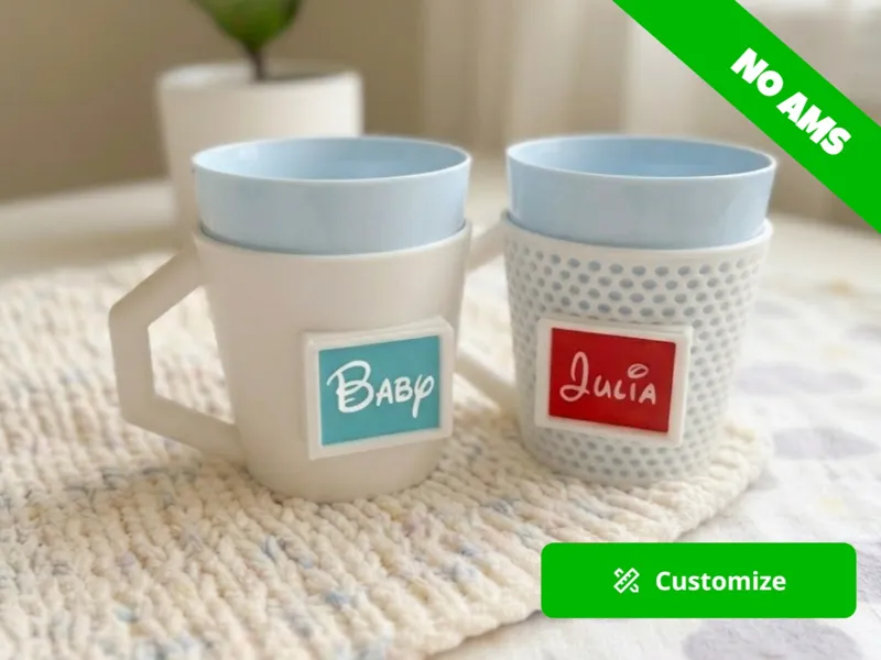 Ikea Kalas Cup Holder with Custom Disney Name