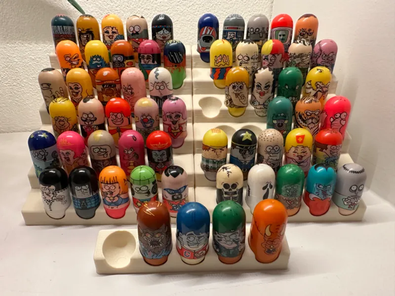 Mighty Beanz stand/ rack