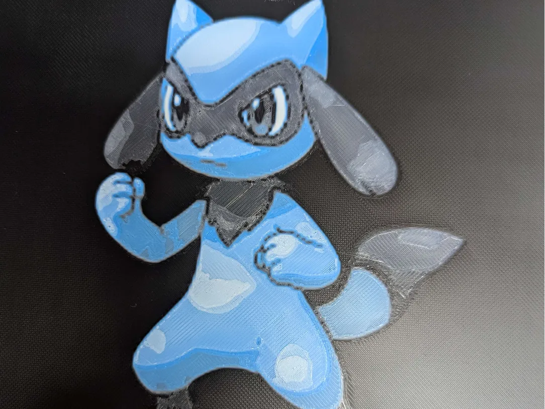 hueforge Riolu - Free 3D Print Model - MakerWorld