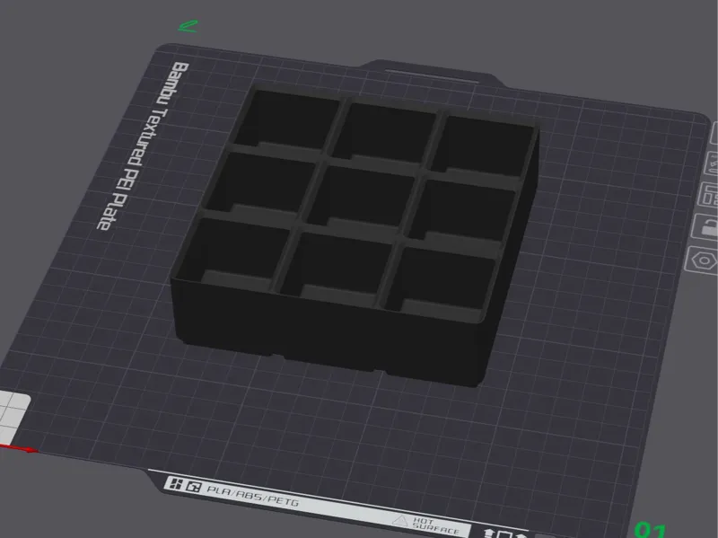 Gridfinity simple trays/bins