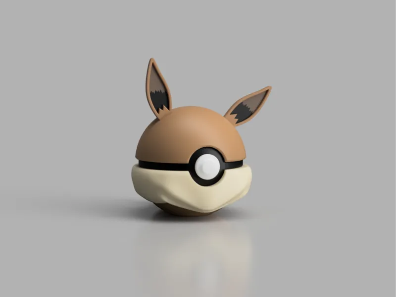 #0133 - Evoli / Eevee - Pokeball