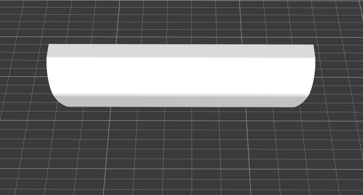 Miniatura 1 do modelo 3D 超薄简易柜门把手
