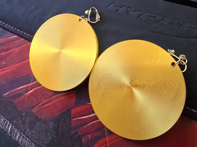 Ultralight Disk Earrings (5mm)