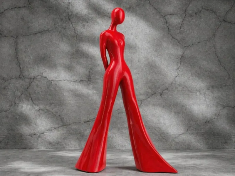 Abstract Female Figure – Modern Sculpture