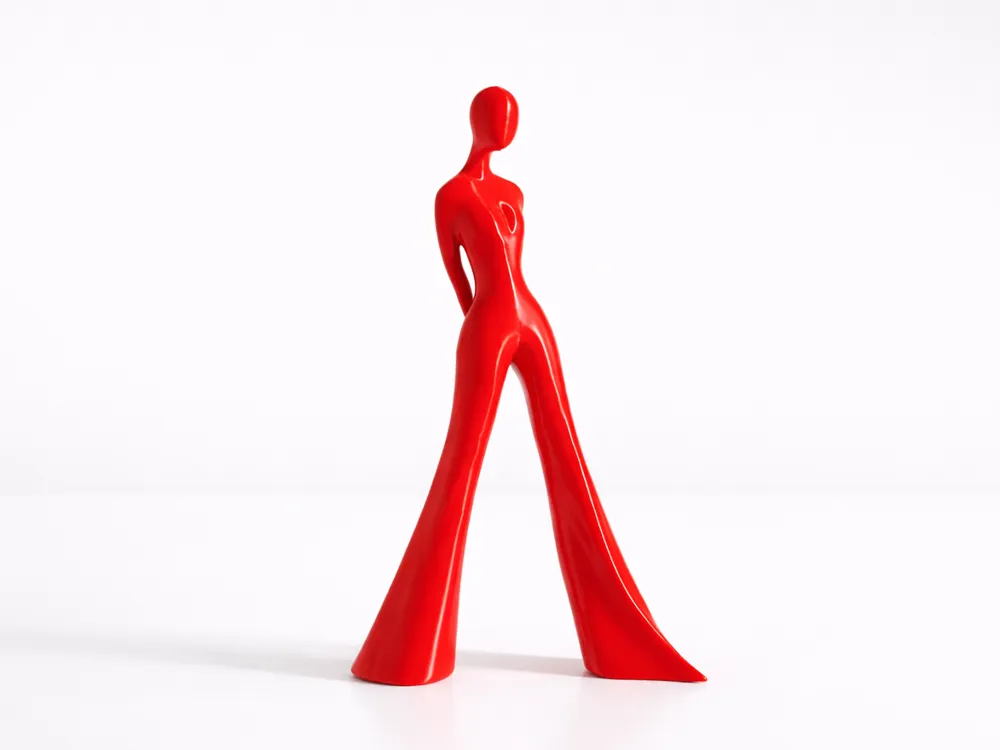Abstract Female Figure – Modern Sculpture - Free 3D Print Model ...