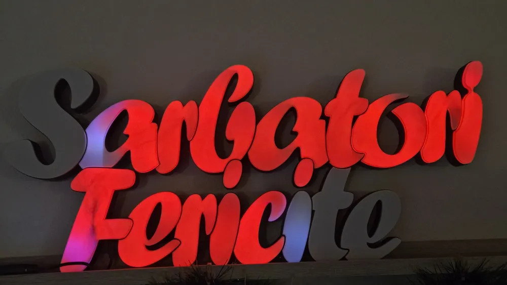 Felices Fiestas LED LightBox - Modelo de impresión 3D gratuito - MakerWorld