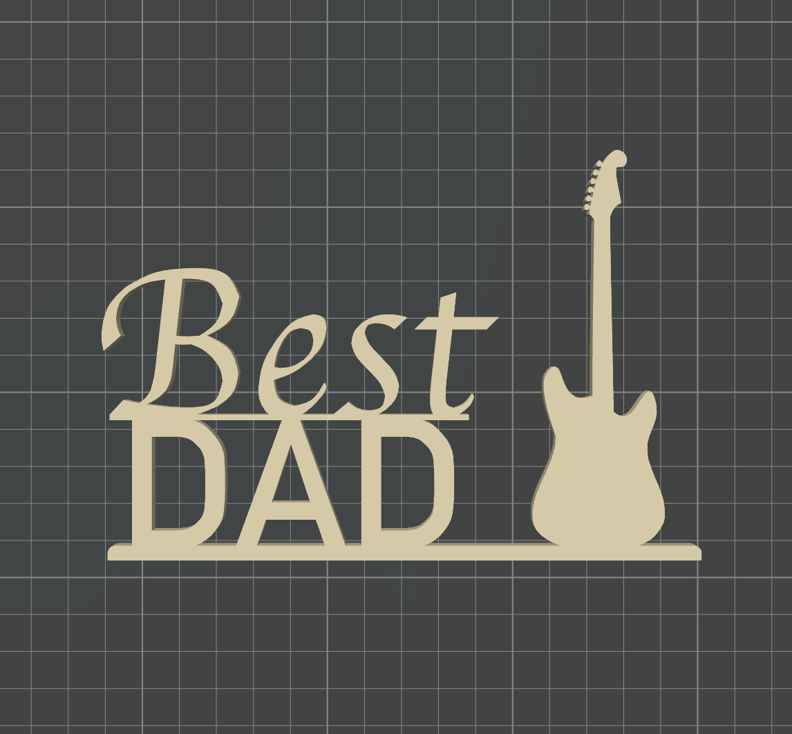 Miniatura 2 do modelo 3D Best Dad