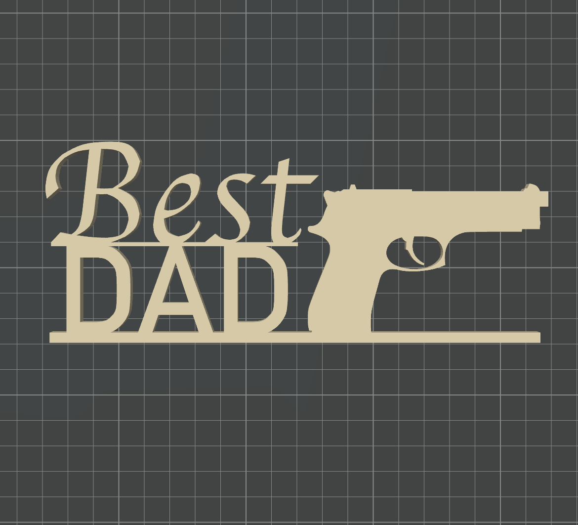 Miniatura 3 do modelo 3D Best Dad