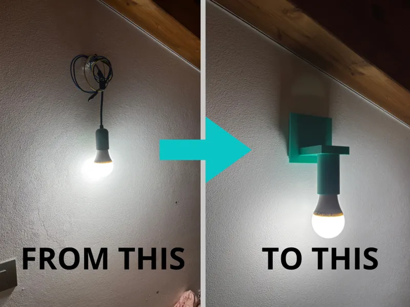 WALL LAMP HOLDER