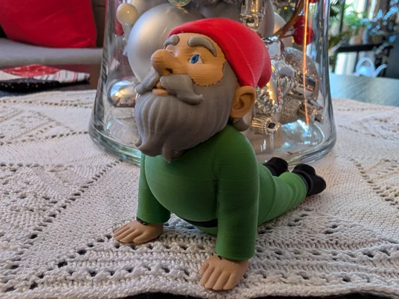 Yoga Gnome Upward Dog