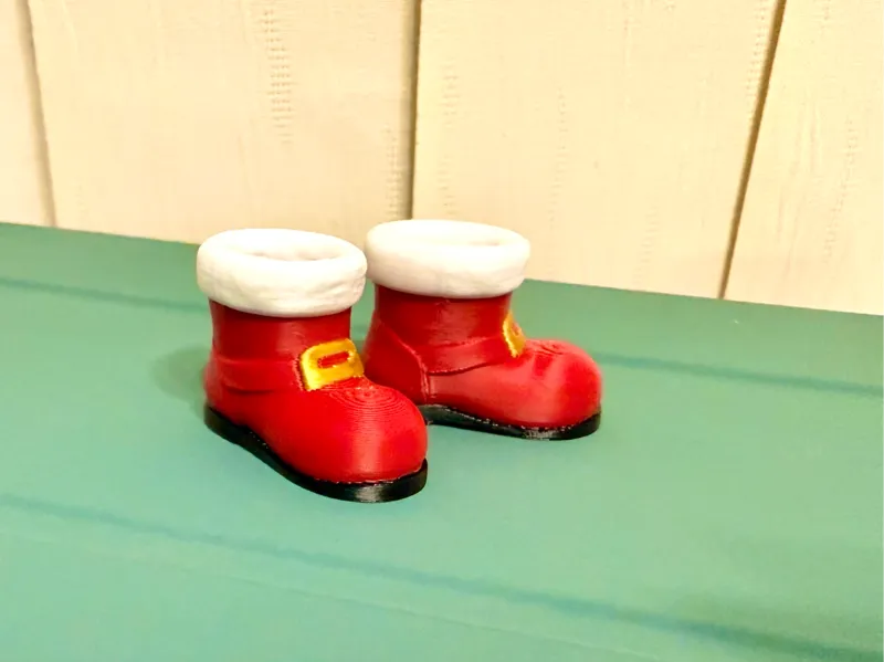 Mini Santa Boots – No Supports Needed!