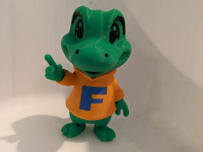 Albert the Gator made with printmon maker