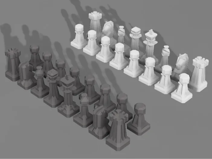 Modern Chess Set