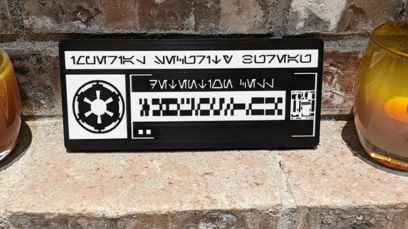 Galactic Starcruiser Brig Sign