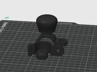 Steering wheel rotary knob (without bearing).gcode