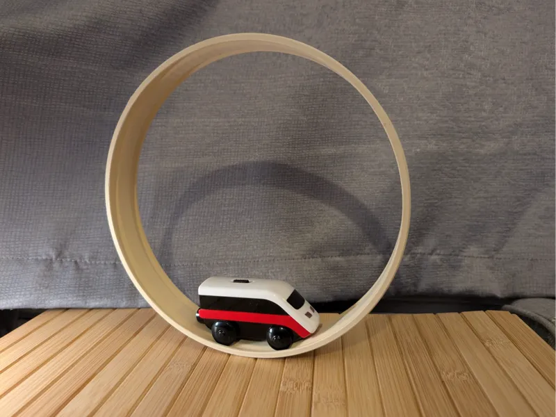 Wooden Trainset "HamsterWheel" Track +Accessories
