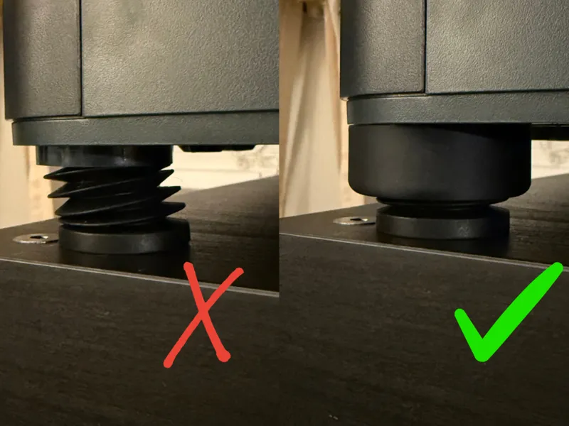 Bambu Anti-Vibration Feet Guide (P1S/P1P/X1C)