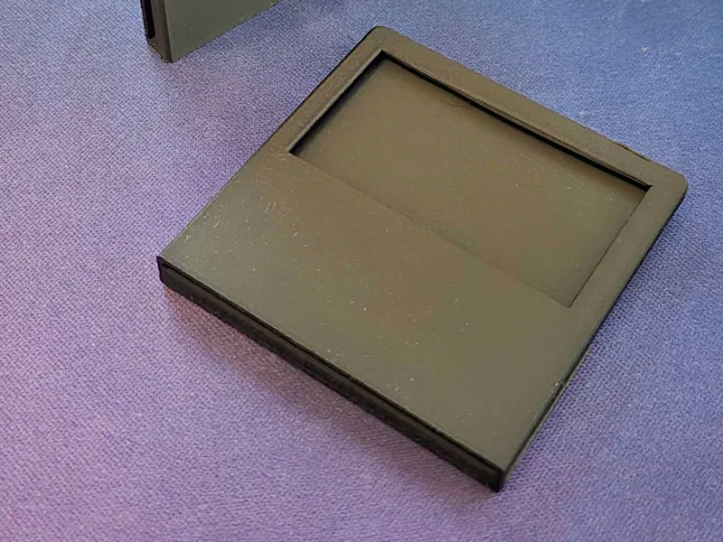 "Schuhkarton" Beschriftung