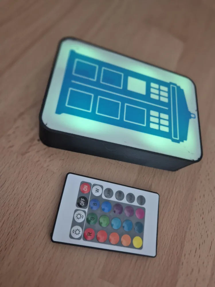 Tardis light box [Dr. Who] [150x100mm, A1 mini] by skalijowa MakerWorld ...