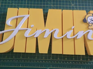 BTS Jimin - 3D Dimensional Letter Sign