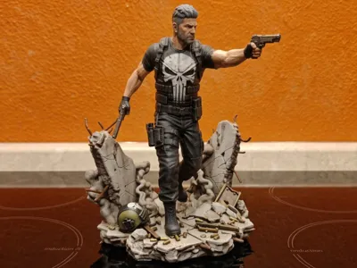 The Punisher (Frank Castle) - Warzone Statue