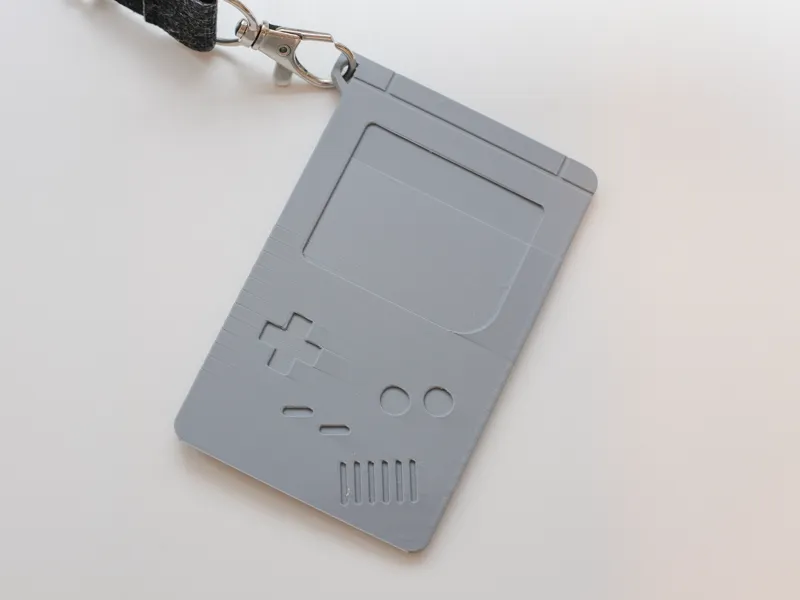 Gameboy Inspired Keycard holder