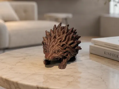 Modelo para impresión 3D: Wurzeligel "Dornenstamm" aus verflochtenem Holz — referencia de MakerWorld