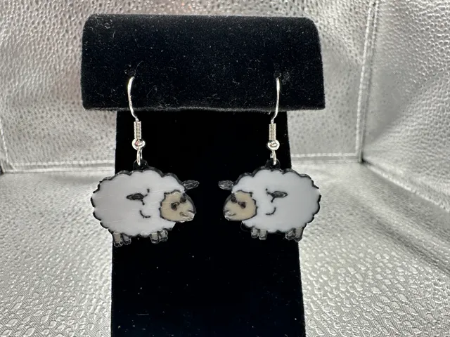 Sheep Earrings