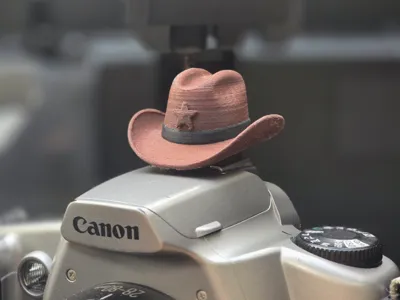 Cowboy Hat Camera Hotshoe