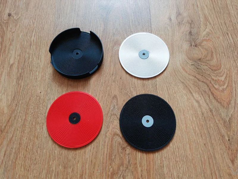 Vinyl coaster