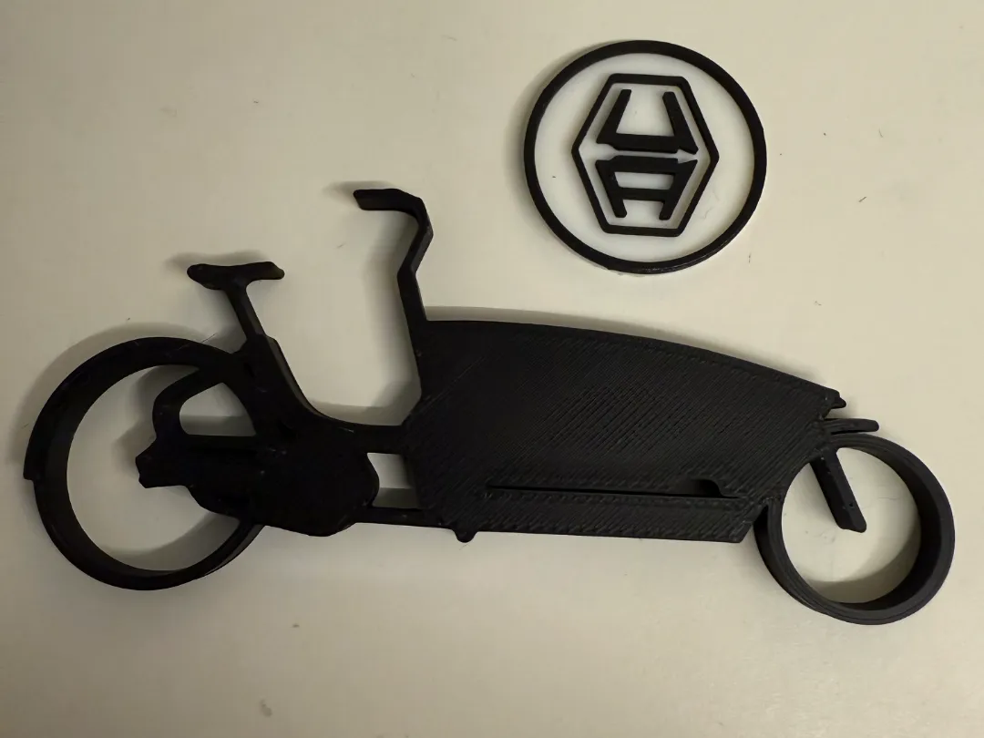 Porte-jeton de caddie pour vélo cargo