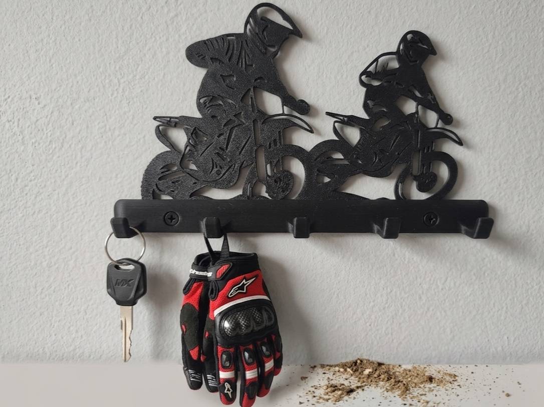 Motocross Schlüsselbrett / Aufhänger
