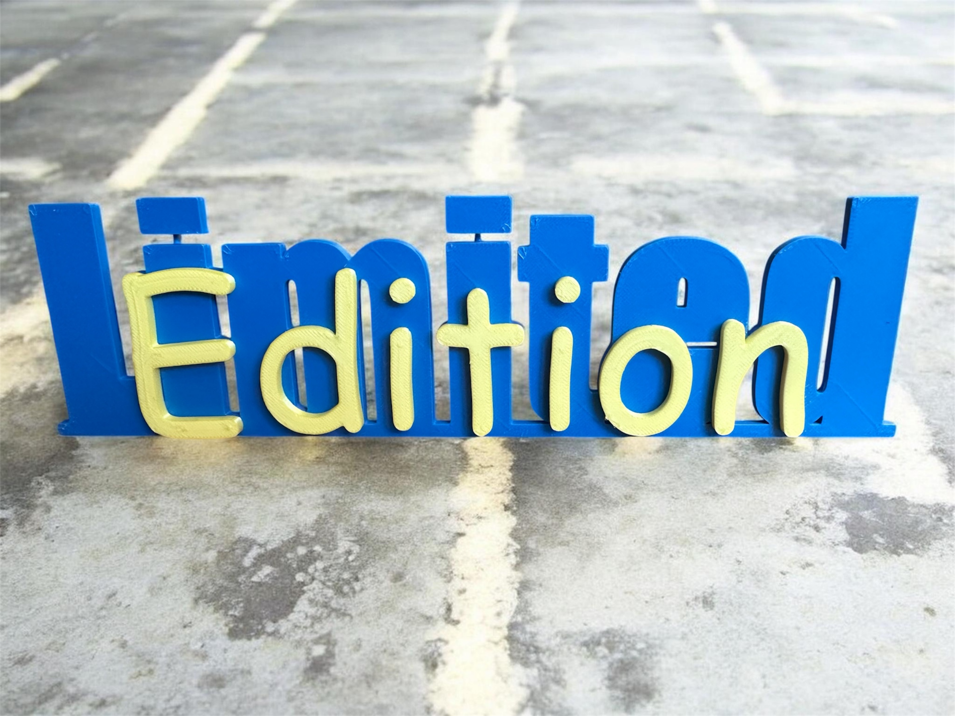 Limited Edition - Schriftzug