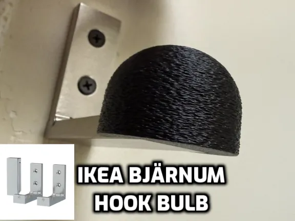 IKEA BJÄRNUM Folding Hook Knob / Bulb