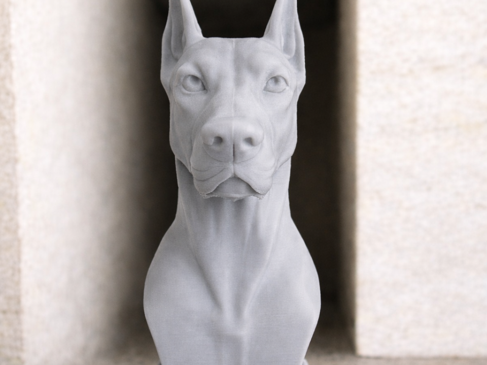 Dobermann – Scultura Artistica di Cane