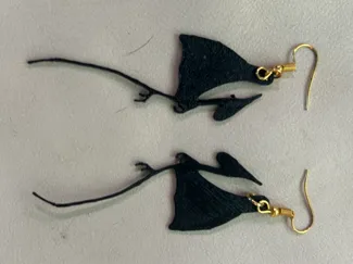 dragon kechain/earings