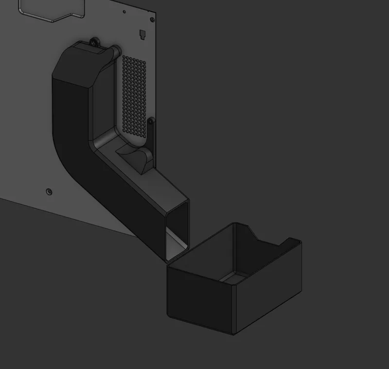 Magnetic Purge Chute for Raised X1/X1C/P1P/P1S